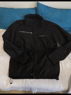 Marmot Men’s L Black Ski Snowboard Jacket Powder Skirt